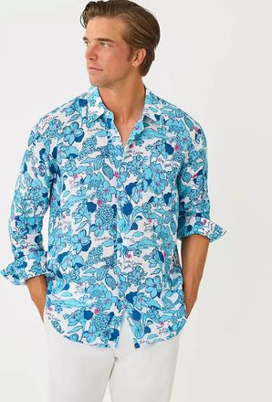 Lilly Pulitzer Mens Stuff Addison Button Down Shirt