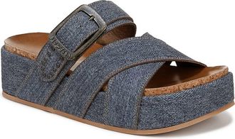 Blowfish Womens Malibu Iris Platform Sandal In Dark Denim