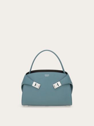 Ferragamo Women Hug soft bicolor handbag (XS) Green