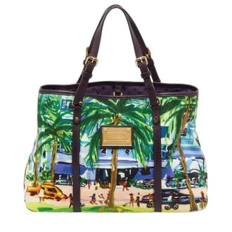 Louis Vuitton Pre-owned Tote Bags, female, Multicolor, Size: ONE SIZE Pre-owned Canvas Tote Bag