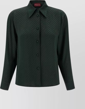 Gucci gg cross long sleeve shirt