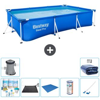 Bestway Piscina Bestway Steel Pro Rectangular - 300x201x66 Cm - 7-piezas S22251
