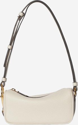 Gucci Womens Shoulder Bag Half Horsebit Ivory Leather