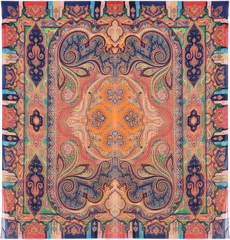 Etro Foulard In Seta Multicolore
