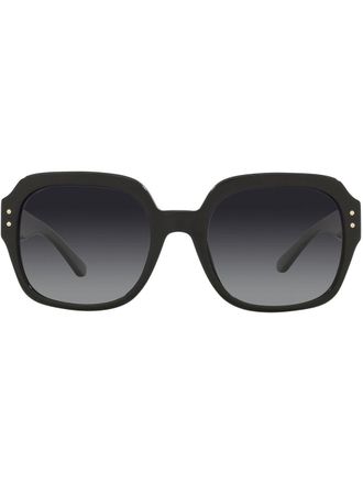 Tory Burch oversized-frame sunglasses - women - Acetate - 56 - Black