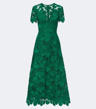 Elie Saab Vestido de c&oacute;ctel de encaje guipur