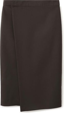 Mango Wrap Pencil Skirt in Chocolate at Nordstrom, Size 6