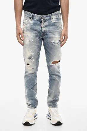 Dsquared2 Regular Fit Distressed Jeans Dsquared2