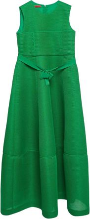 Carolina Herrera Jurk met mesh lint - Groen