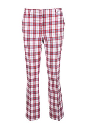 L'autre Chose Plaid Trousers with Classic Fit
