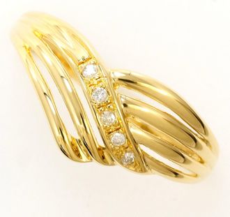 C&A Yellow Gold Yellow Gold (18K) Band Ring (Pre-Owned)