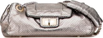 Chanel Pre-owned Womens Leather Shoulder Bag - Silver - One Size