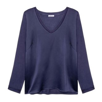 Fiorella Rubino Mujer, Camisetas, Azul, Talla: XL