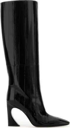 Fendi Black Leather Fendi Arco Boots
