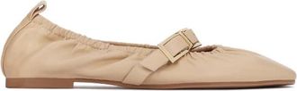 Kazar Zachte leren ballerinas - Dames - Ballerinas - Beige - 38 EU - Leer - Schoenen