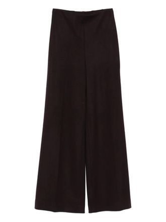Harris Wharf London wide-leg wool trousers - Purple