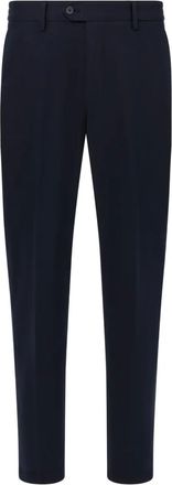 Boggi Milano Pantaloni con piega - Blu