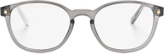 S`Nob Radetzky square-frame clip-on glasses - unisex - Acetate - One Size - Black