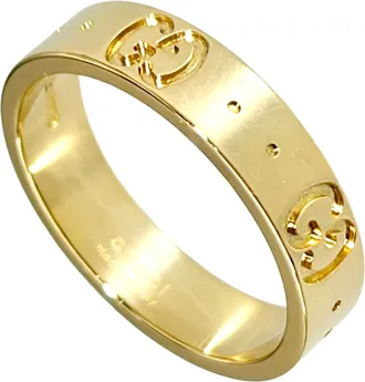 Gucci Yellow Gold Yellow Gold (18K) Band Ring (Pre-Owned)