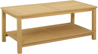 vidaXL Side Table Oil Natural 110 x 55 x 45 cm Solid Acacia Wood vidaXL