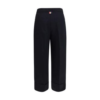 Thom Browne Hopsack Wool Trousers - Blue