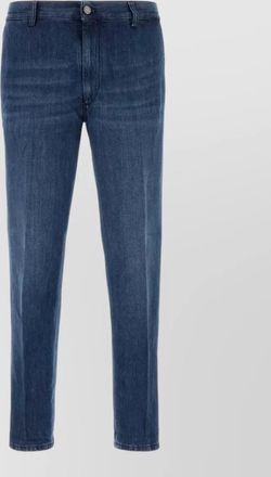Pantaloni Torino denim straight-leg trousers
