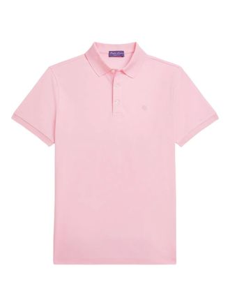 Ralph Lauren Purple Label embroidered-logo polo shirt - Pink