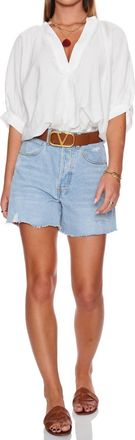 Velvet Heart Fargo Denim Shorts In Light Wash