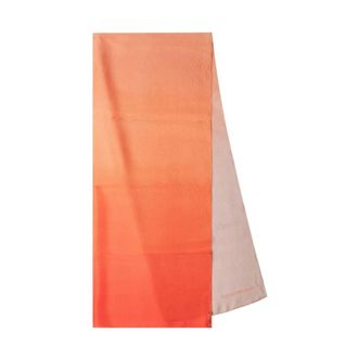 Emporio Armani Silky Scarves, female, Orange, Size: ONE SIZE Printed stole