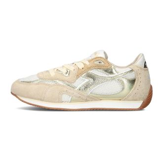 Diadora Equipe Revenge Sneakers - Dames - Schoenen - Beige - Maat: 42 EU Su&egrave;de