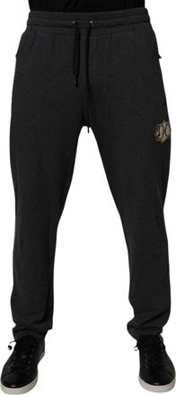 Dolce & Gabbana Dark Gray Logo Cotton Jogger SweatMens Mens Pants (Pre-Owned)