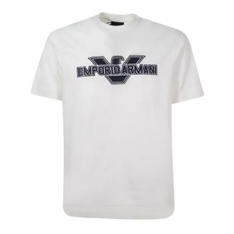 Emporio Armani Wit kort T-shirt 3R1Tu 81Jsaz 0101 - Heren - T-shirts - Wit - XL - Tops