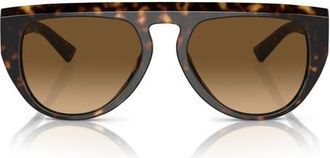 Ferrari 56mm Polarized Pilot Sunglasses in Havana /Polar Brown Gradient at Nordstrom