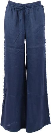 P.A.R.O.S.H. Wide Trousers, female, Blue, Size: XS Pantalone