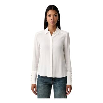 Patrizia Pepe Camicia in viscosa - - Blouses & Shirts - Donna - Bianco - XS