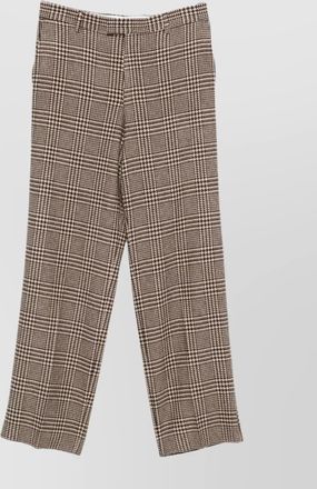 Emporio Armani high waist wide-leg trousers with button accents