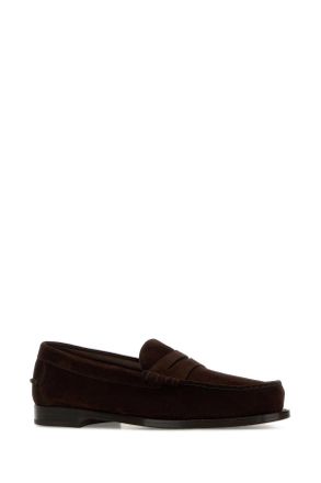 Churchs Mens Brown Suede Rowley Loafers Ebony Mocassini