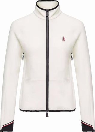 Moncler Womens WOMENS MID LAYER CARDIGAN - White - Size: 10/8