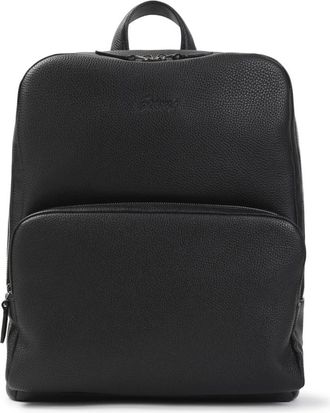 Brioni Zip Around Backpack - Heren - Rugzakken - Zwart - ONE Size - Leer - Tassen