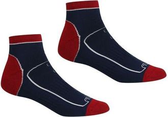 Regatta Samaris Trail Ankle Socks in Navy And Dark Red at Nordstrom, Size 10