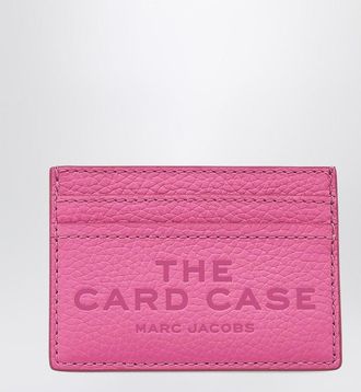 Marc Jacobs Fuchsia full-grain leather card holder