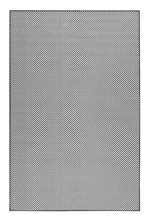Esprit Alfombra tejida para exterior con motivo blanco y negro 120x170