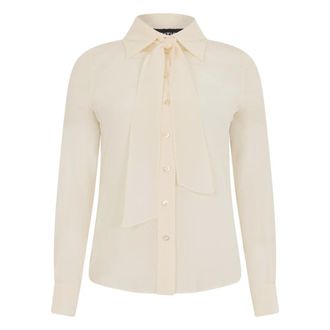 Moschino Shirts, female, White, Size: 2XS Classic Shirt
