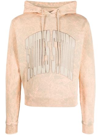 &Eacute;tudes Studio Hoodie met geborduurd logo - Oranje
