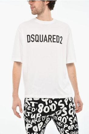 Dsquared2 Cotton Two-Tone Crew-neck T-shirt size L
