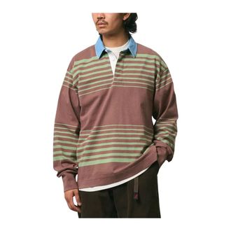 Gramicci Langdon Rugby Shirt - Heren - Tops - Veelkleurig - Maat: M Katoen