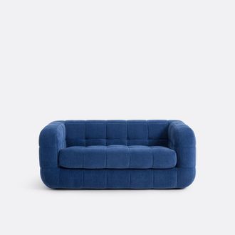 La Redoute Interieurs 2-zitsbank, fluweel, Pieta