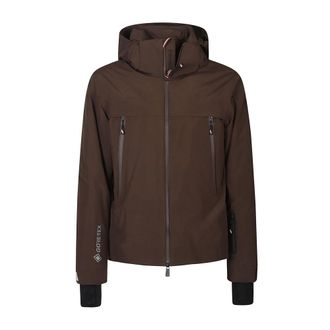 Moncler Winter Jackets, male, Brown, S, Balmhorn Down Jacket