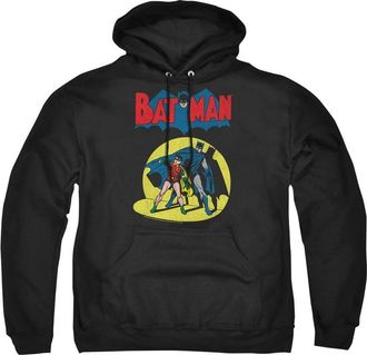 Gildan Batman And Robin Spotlight Adult Pull Over Hoodie / Hooded Sweatshirt