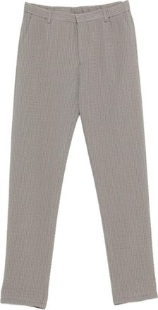 Emporio Armani Grey Wool Trousers